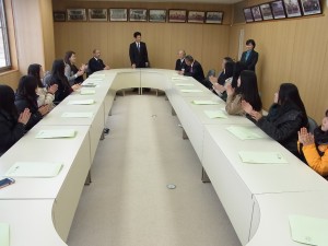 吉備中央町長への表敬訪問