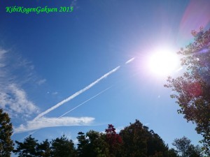 吉備高原の秋空（10/19朝撮影）