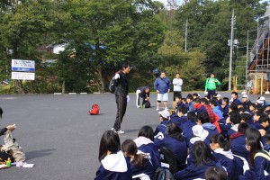 これから登ります。