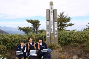 登った後のお弁当はおいしいですね！