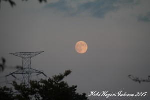 仲秋の名月 平成27年9月27日撮影