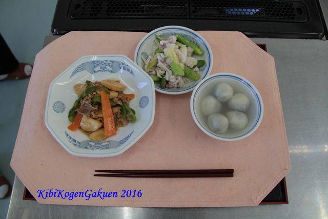 KiBiの料理(生活デザインコース)
