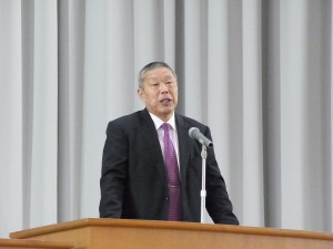 木畑校長先生より、暑いメッセージが。