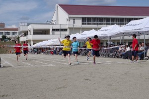 100ｍ走決勝（女子）。