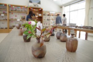 陶芸デザインコース展示販売。