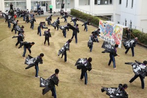 健康スポーツコース（ソーラン節演舞）。