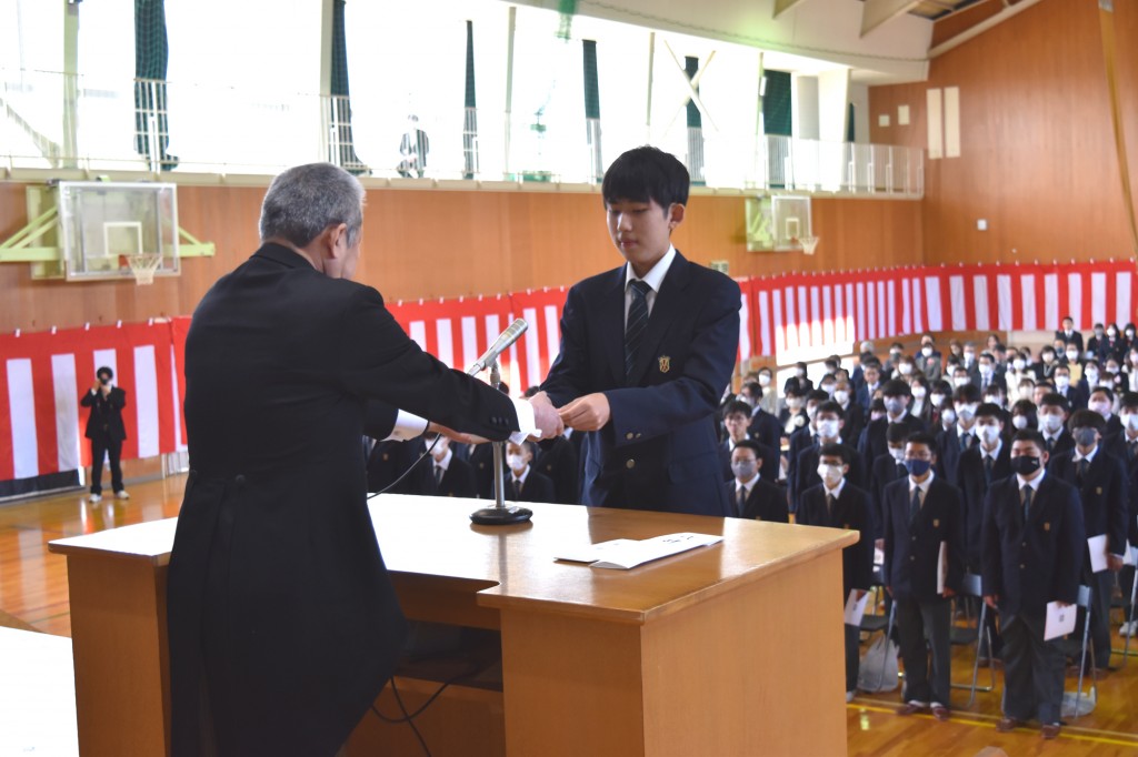 新入生代表による宣誓