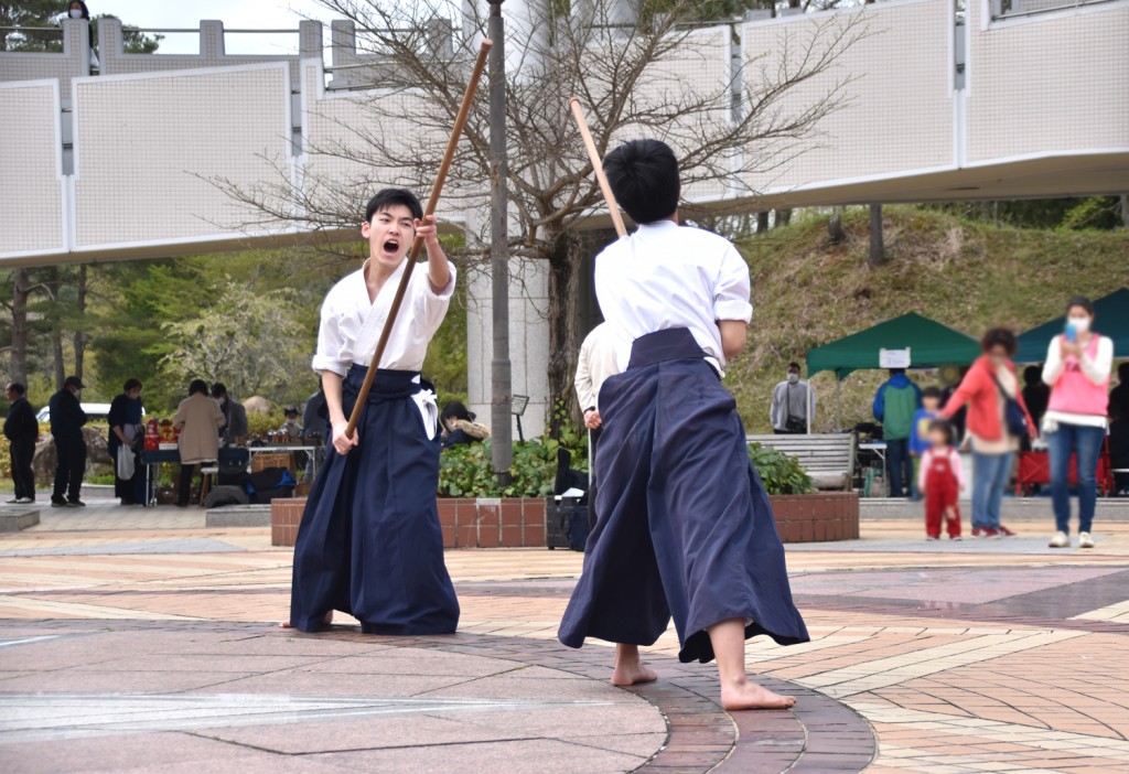 古武道部の演武