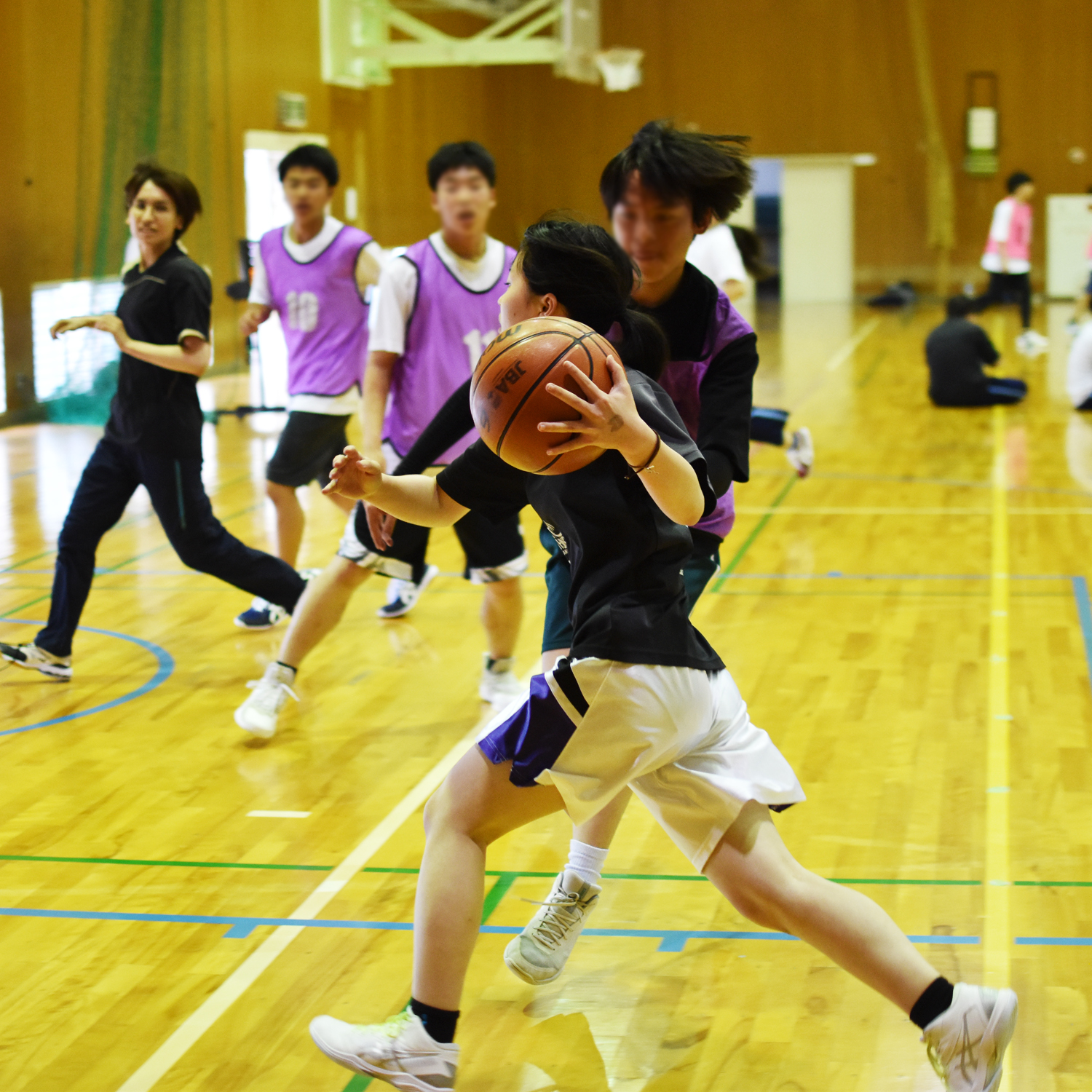 女子+教員チームも参加