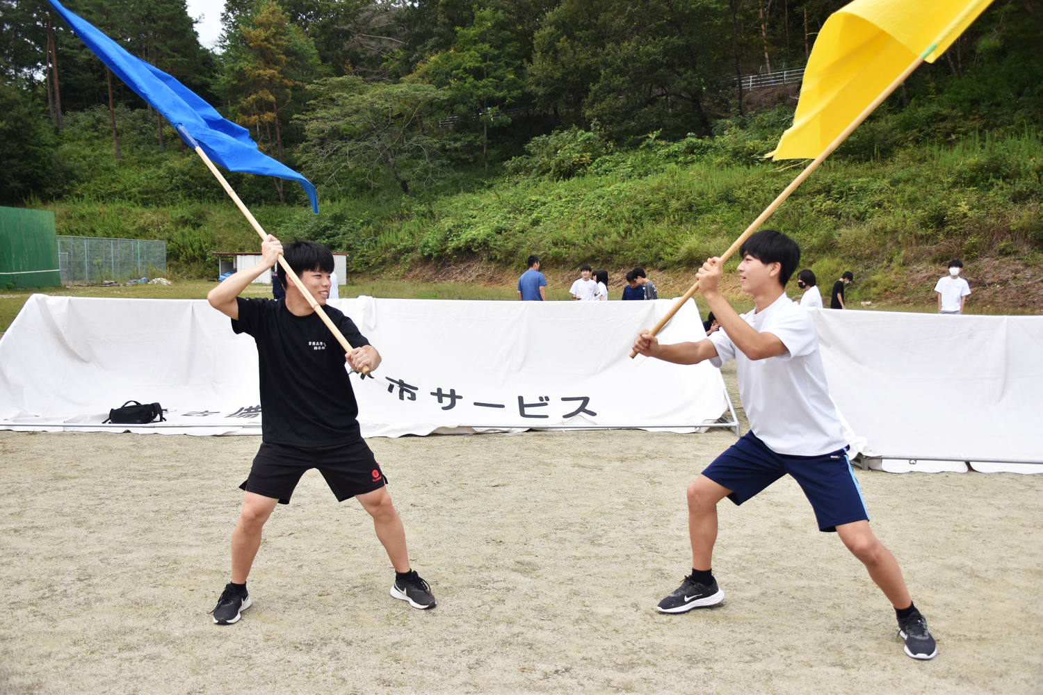 本番前からバチバチです!