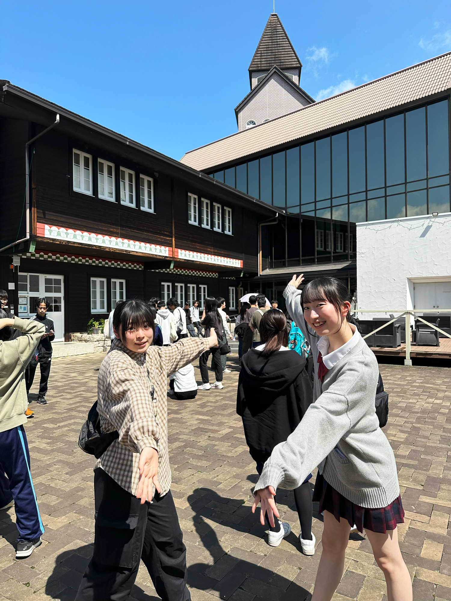 こちらで体験学習をします!