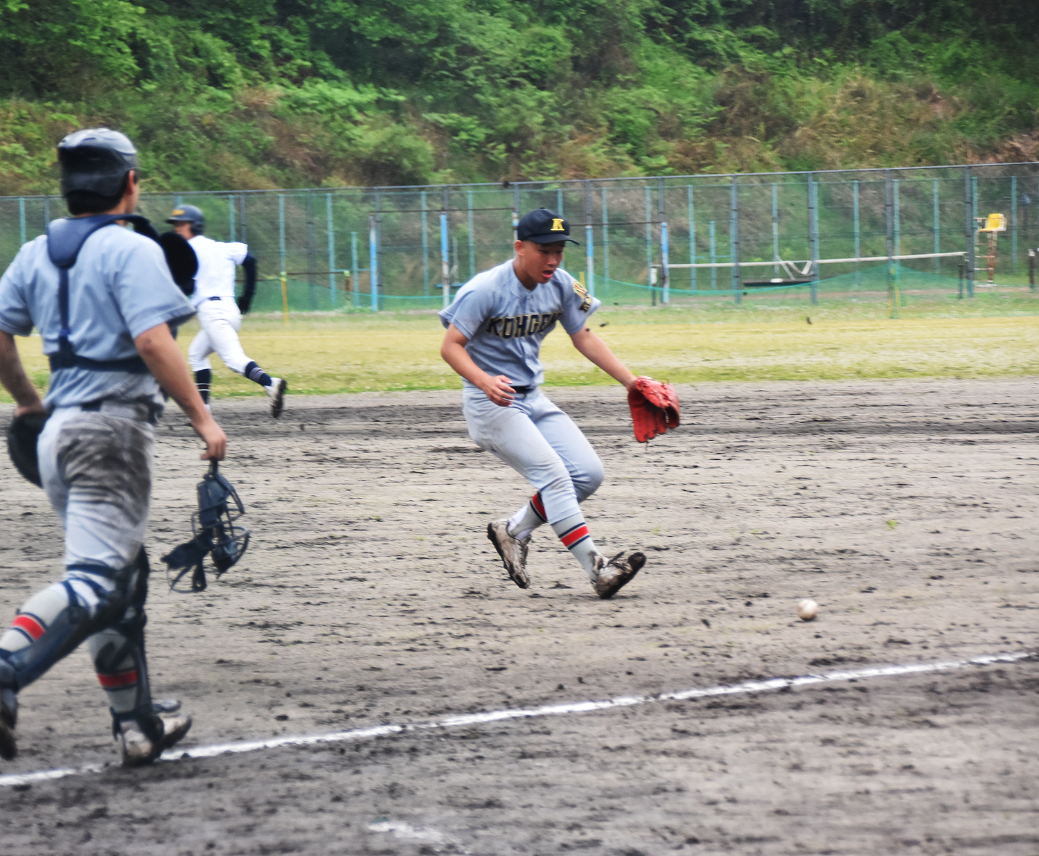 実戦で雨天での内野守備を経験できたことは収穫でした!