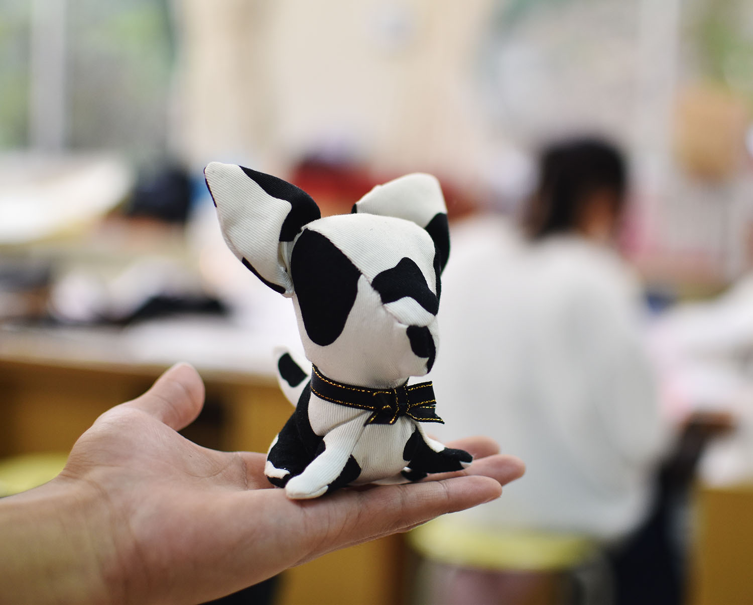 牛柄の犬?文化祭当時に探してみてください