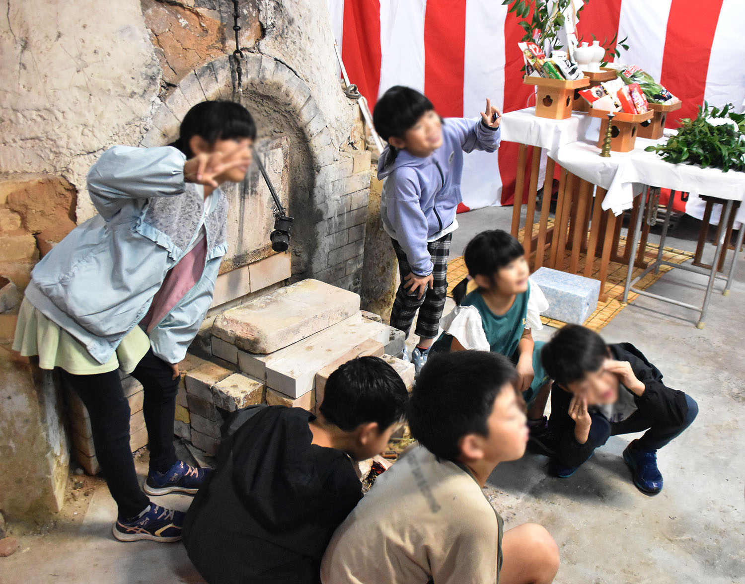 吉備高原小学校の児童の皆さんにも参加していただきました