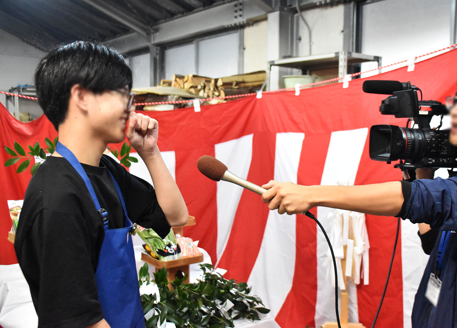 吉備ケーブルテレビさんに取材していただきました