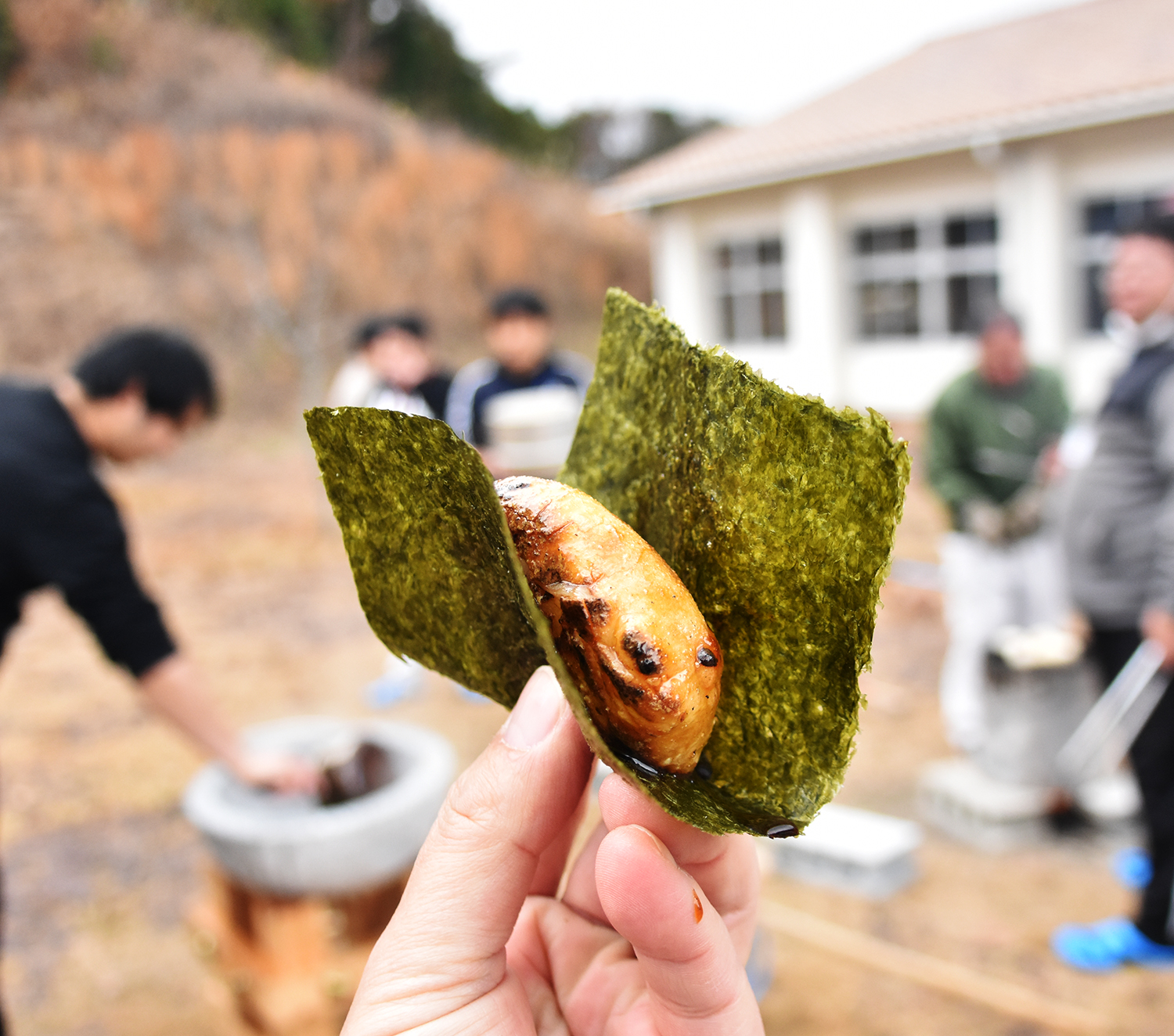 【2日目】つきたてのお餅は焼いても良し!