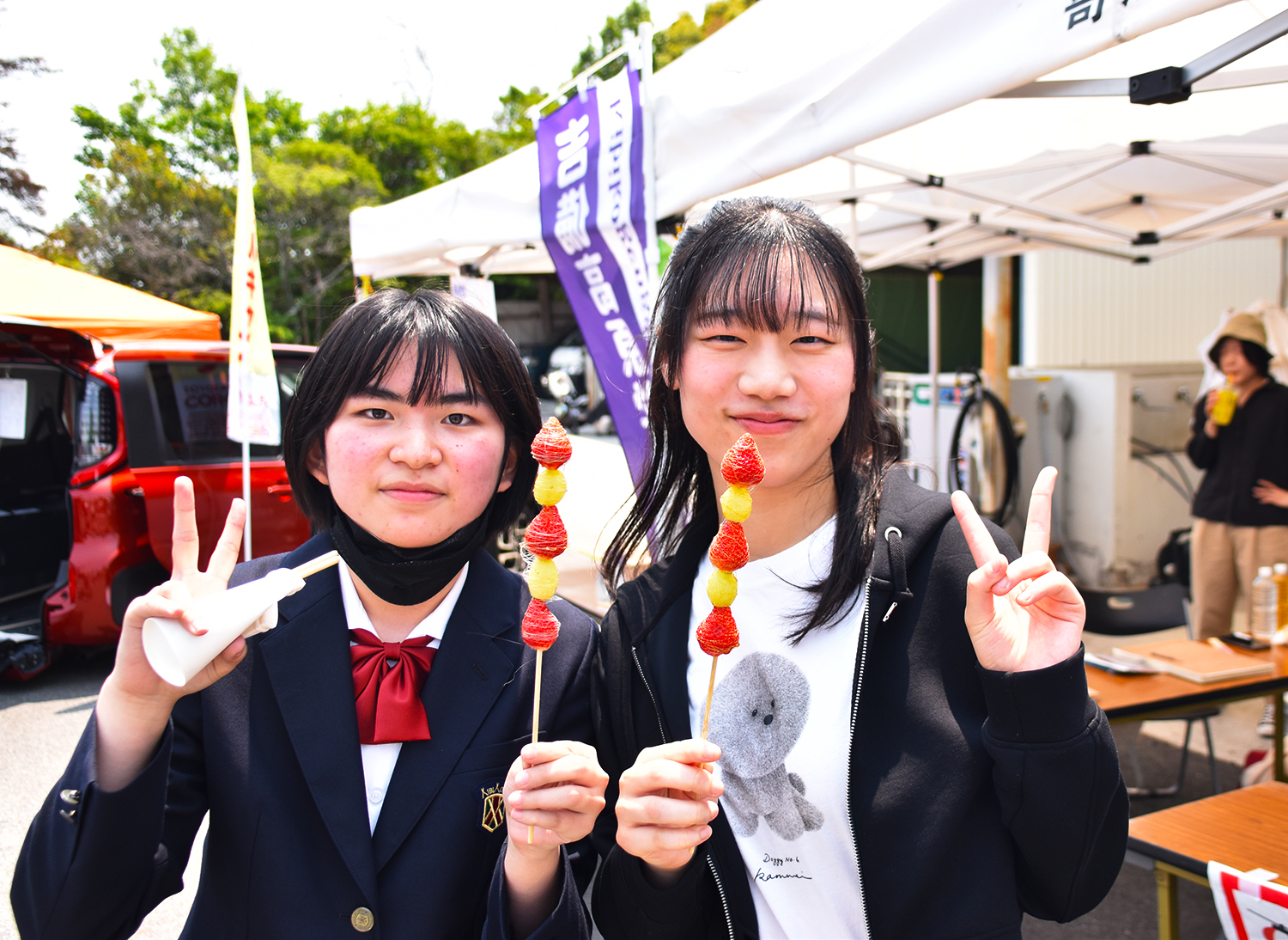 いちごあめは絵になるな~!