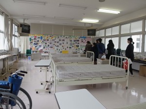 実習施設の見学（福祉ボランティアコース）。