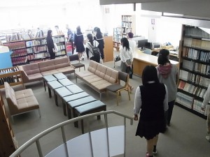 図書館の見学