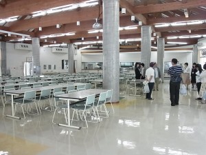 大食堂の見学