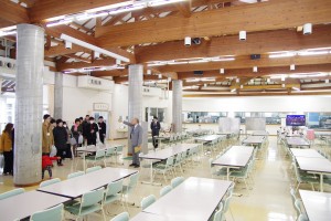 食堂の見学