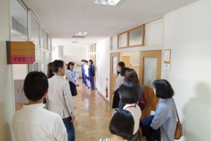 寮の見学（女子寮）