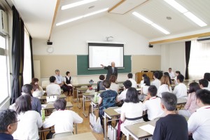 最初の全大会（諸藤校長よりご挨拶）