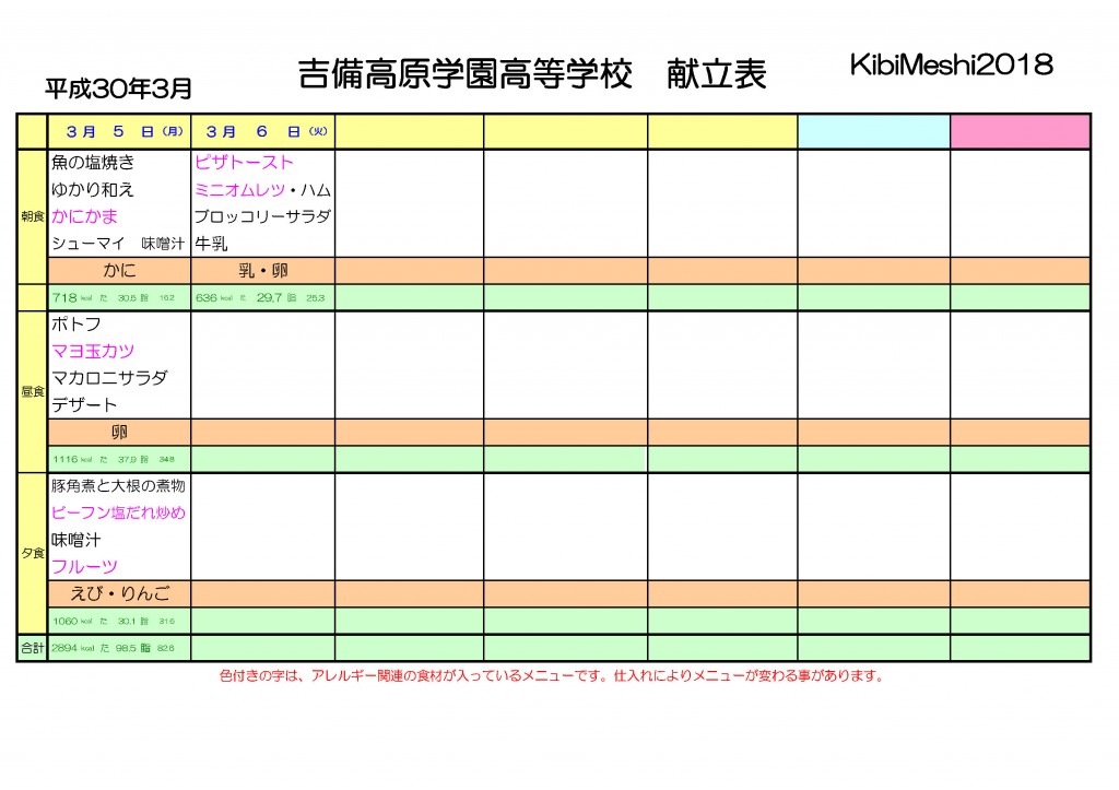 KibiMeshi20180305-0306