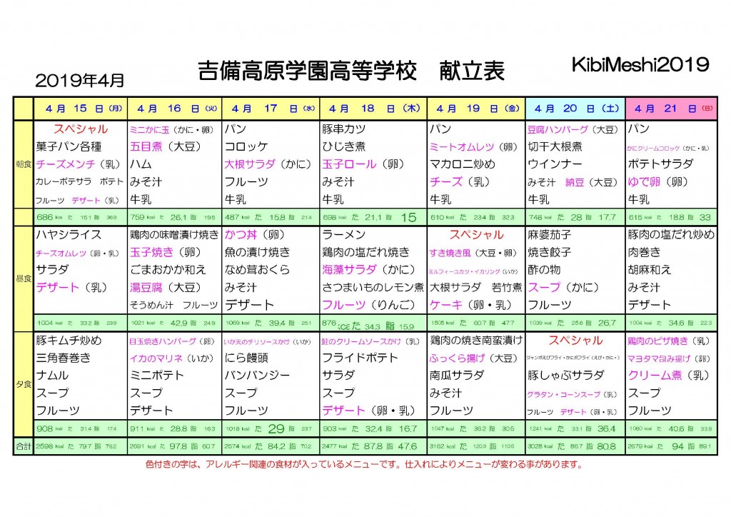 KibiMeshi20190415-0421