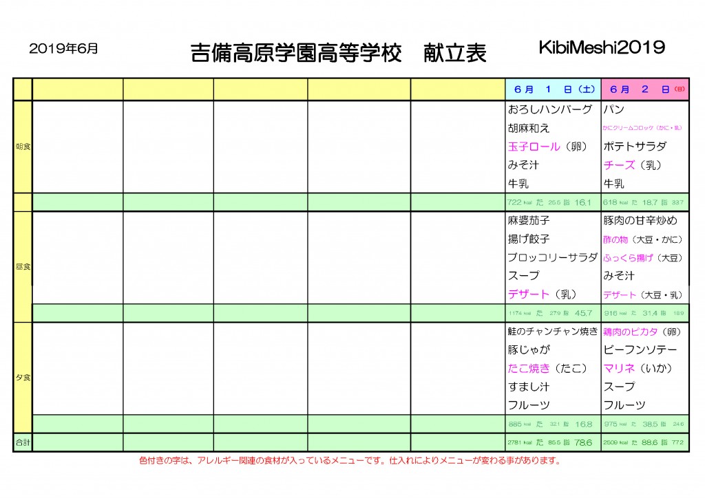 KibiMeshi20190601-0602