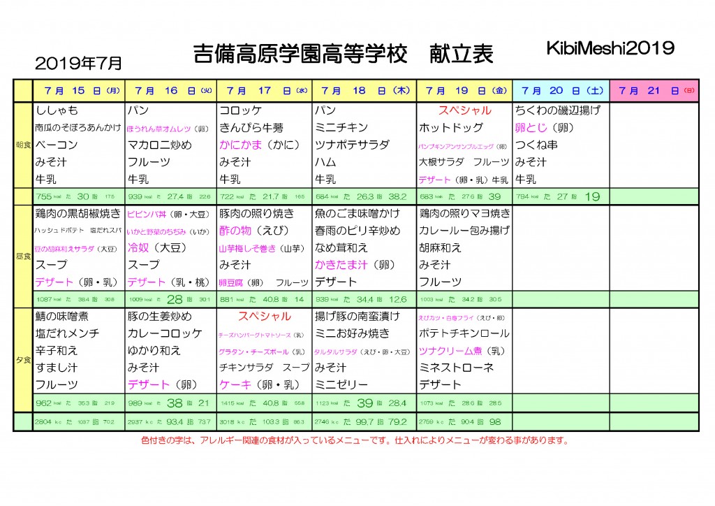 KibiMeshi20190715-0720