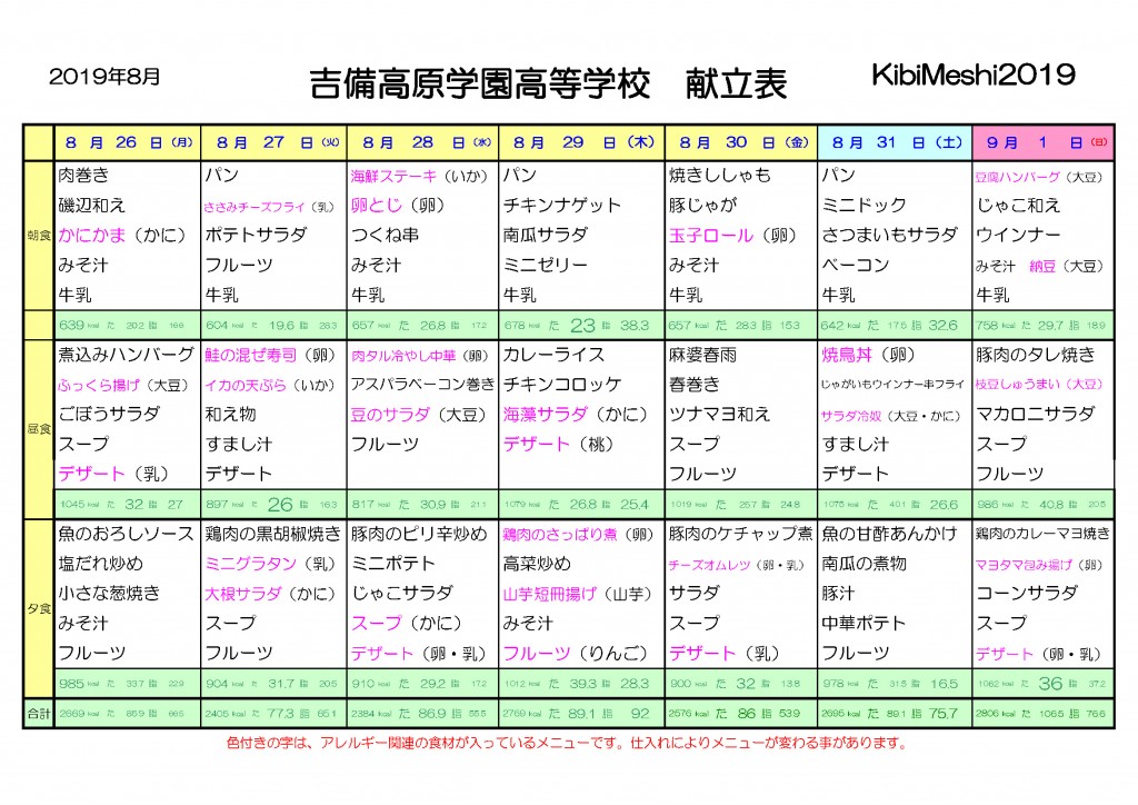 KibiMeshi20190826-0901