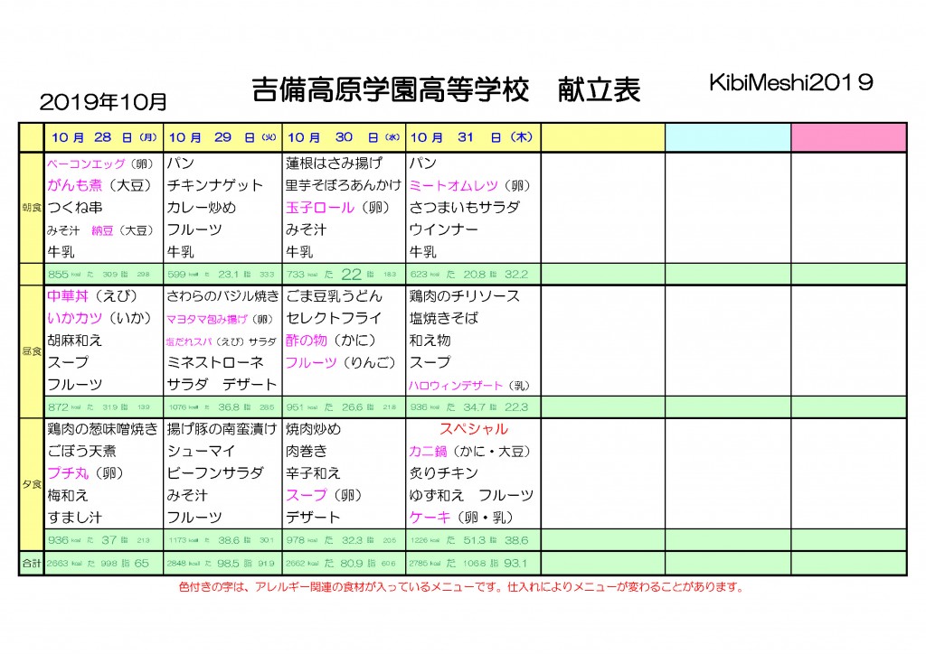 KibiMeshi20191028-1031