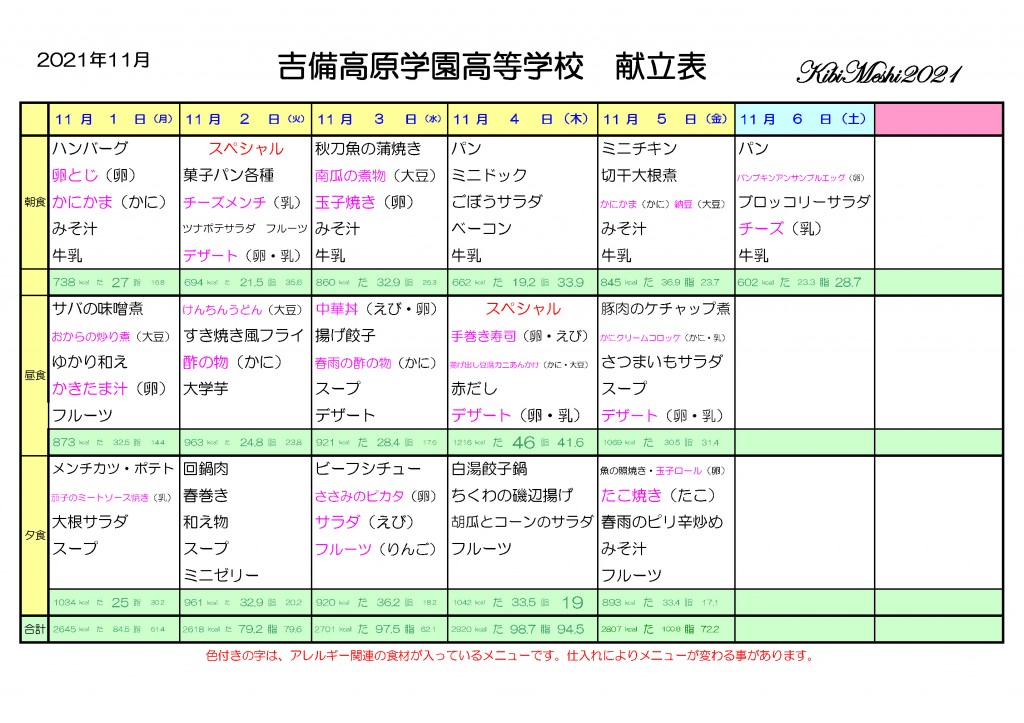 KibiMeshi20211101-1106