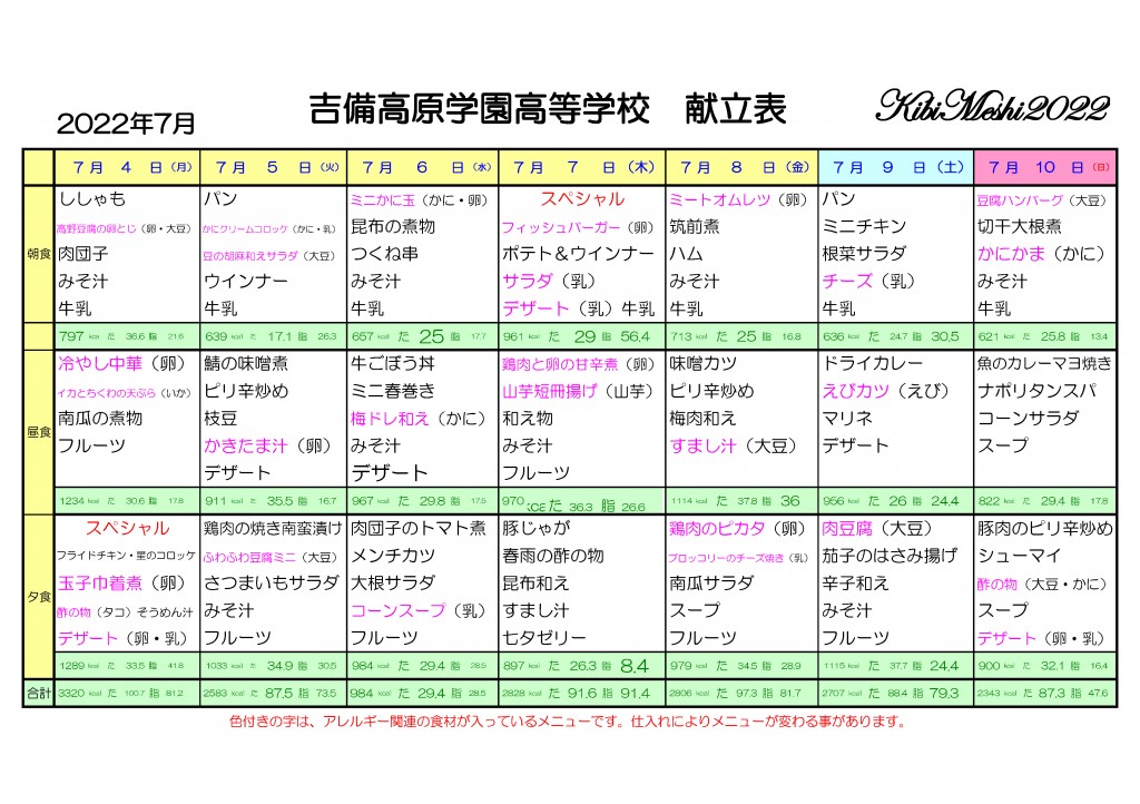 KibiMeshi20220704-0710
