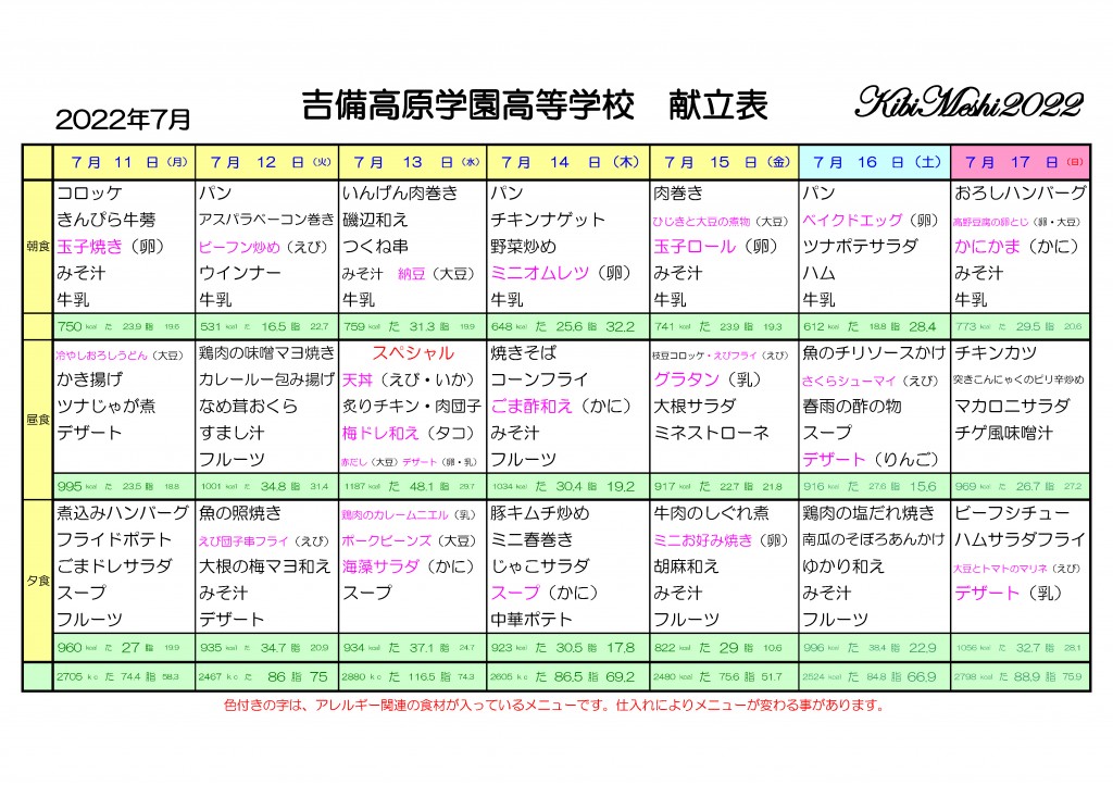 KibiMeshi20220711-0717