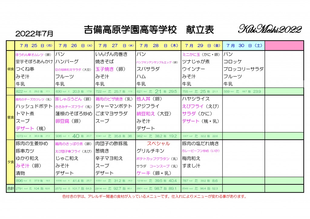 KibiMeshi20220725-0730