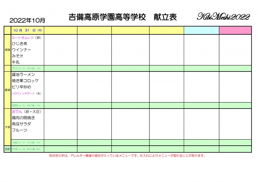 KibiMeshi20221031