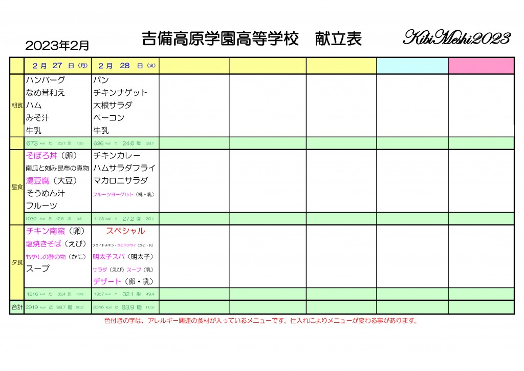 KibiMeshi20230227-0228