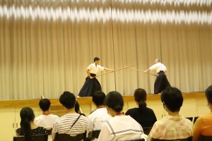 古武道演武のご披露（古武道員）。